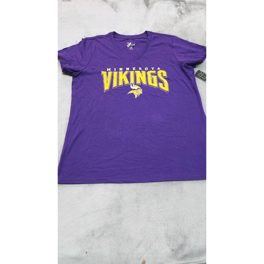 G-III 4 Her‎ Minnesota Vikings NFL Team Apparel Women's Graphic T-Shirt Large